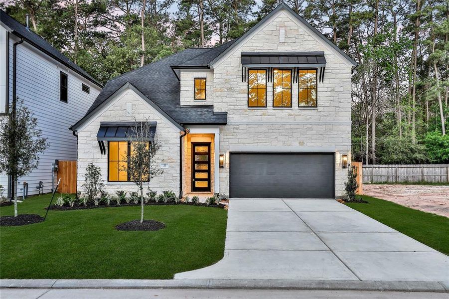 New construction Single-Family house 27 Honeycomb Ridge Place, The Woodlands, TX 77380 The Barbados- photo