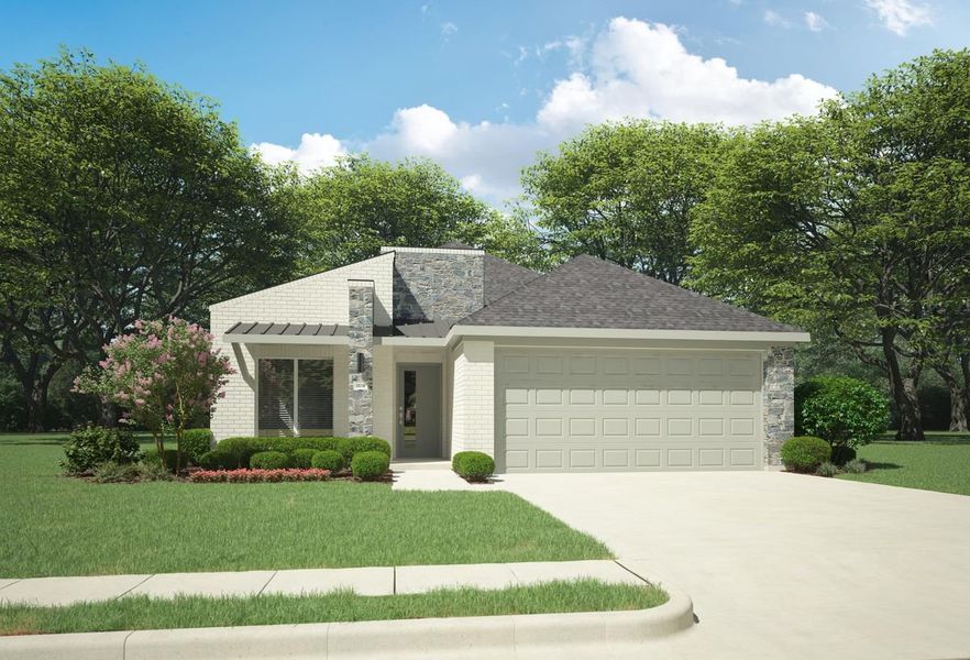 New construction Single-Family house Turquoise | Stratton Place - Gem Series | 50' Lots, 120 Ozark Street, Greenville, TX 75402 - photo