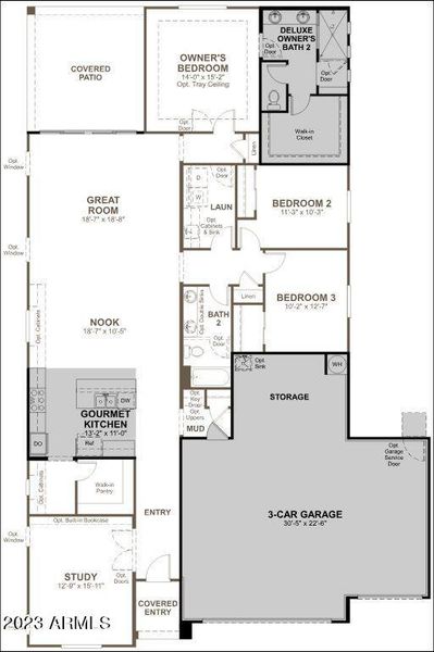Raleigh floor plan Lot 22