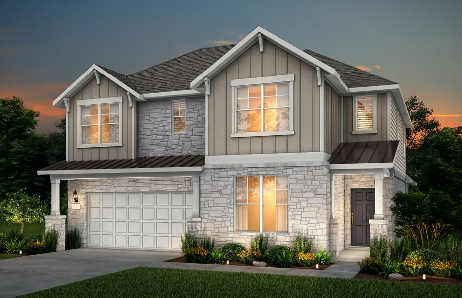 New construction Single-Family house Beaumont, 118 Morningdale Dr, Liberty Hill, TX 78642 - photo