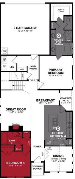 Beazer Homes Wildflower Alpine plan