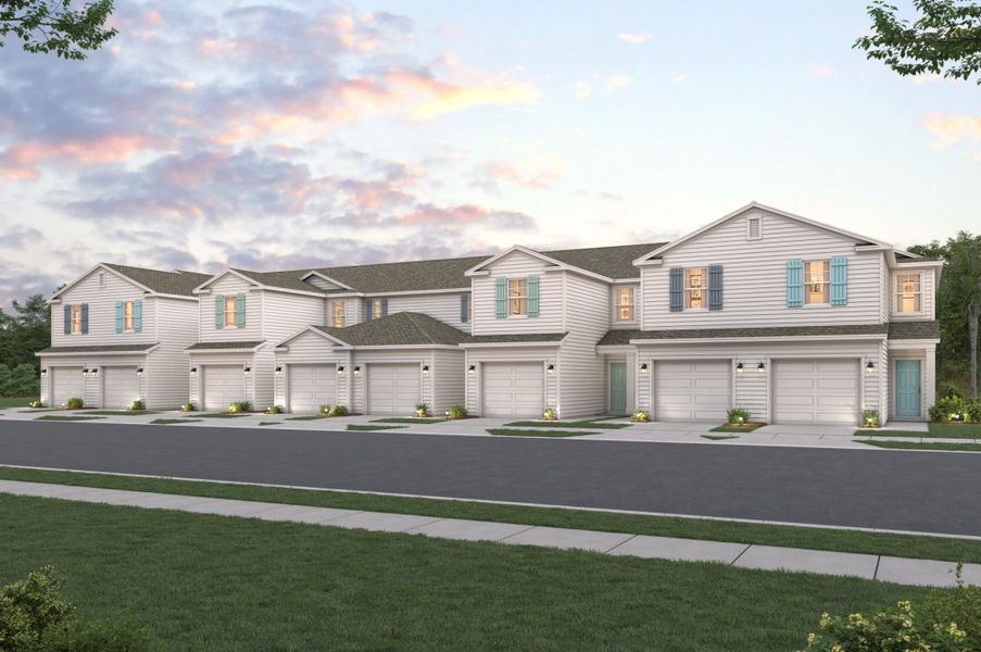 New construction Townhouse house Atlantic, 10629 Waterfield Rd, Jacksonville, FL 32222 - photo