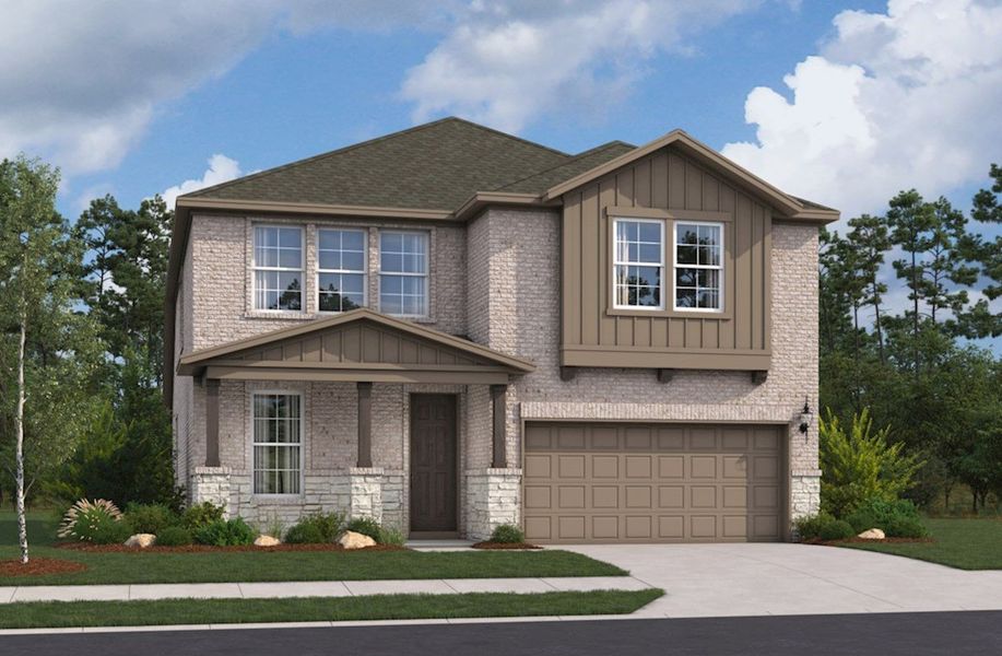 New construction Single-Family house Hudson, 10512 Bricewood Park, Helotes, TX 78023 - photo