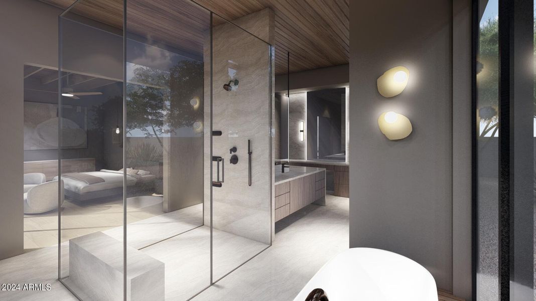 Rendering Primary shower