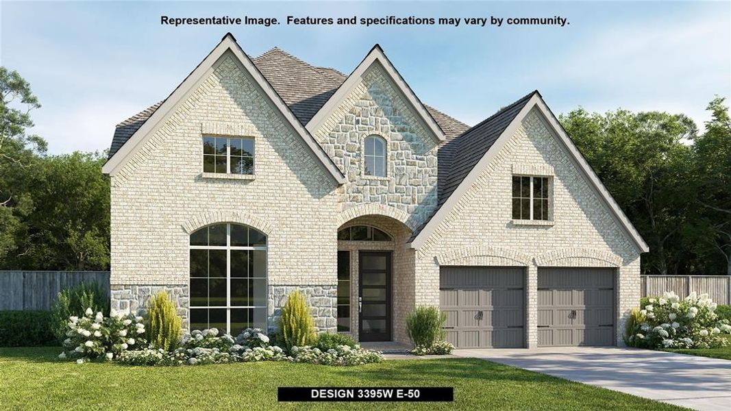 New construction Single-Family house 3395W, 8706 Fairway Palms Drive, Cypress, TX 77433 - photo