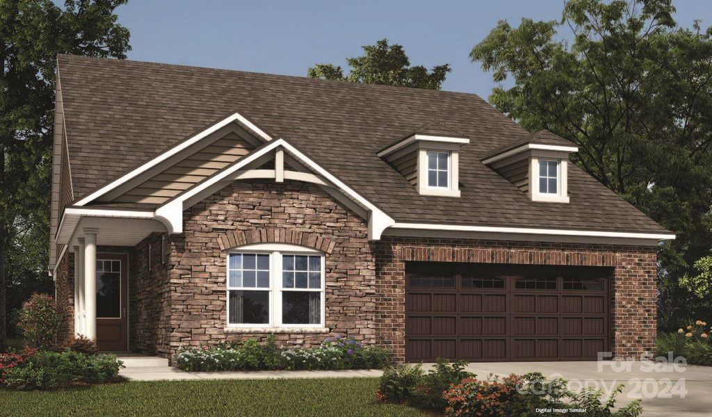 Armstrong French Country Elevation-Rendering