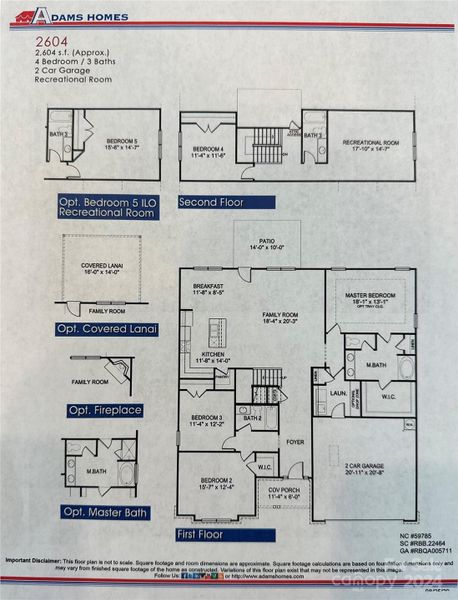 2604 Floor Plan