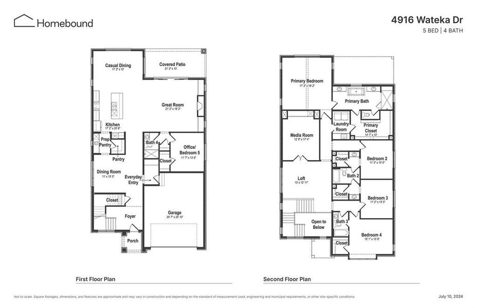 4916 Wateka Dr Floor Plan