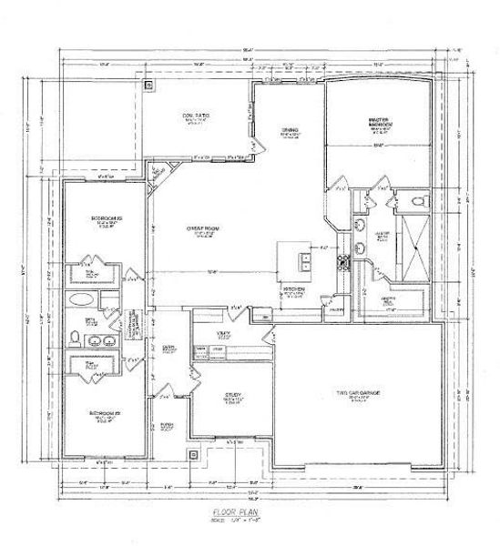 This is a sample plan but it will have a large 3 car garage