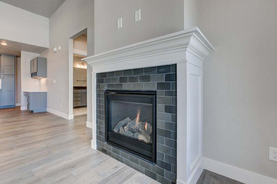 Gas Fireplace  - Not Actual Home - Finishes May Vary