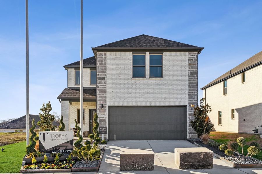Southridge Willow Model Home in McKinney TX by Trophy Signature Homes