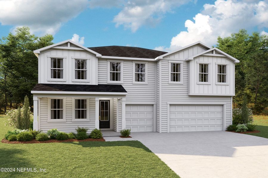 New construction Single-Family house 398 Wambaw Drive, Saint Johns, FL 32259 Clarendon- photo