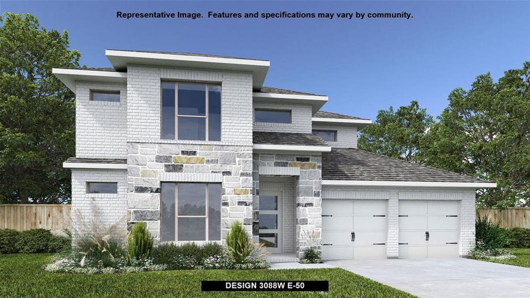 New construction Single-Family house Design 3088W, 10702 Monarch Butterfly Drive, Cypress, TX 77433 - photo