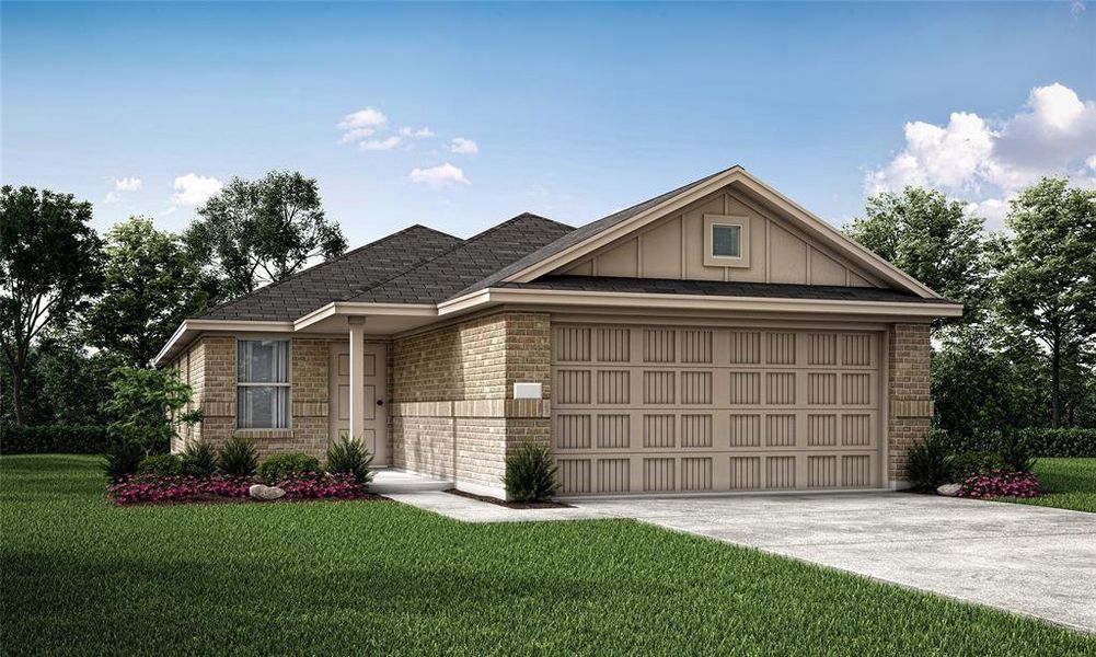 New construction Single-Family house 1016 Naranjos Drive, Fort Worth, TX 76052 Red Oak II- photo