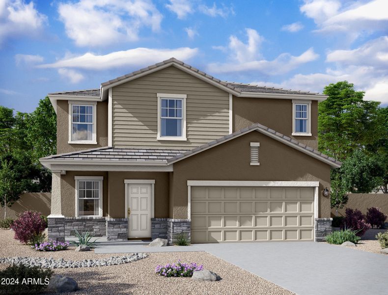 New construction Single-Family house 47617 W Mellen Lane, Maricopa, AZ 85139 - photo
