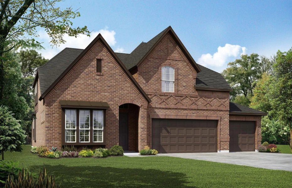 Elevation C | Concept 3015 at Belle Meadows in Cleburne, TX by Landsea Homes