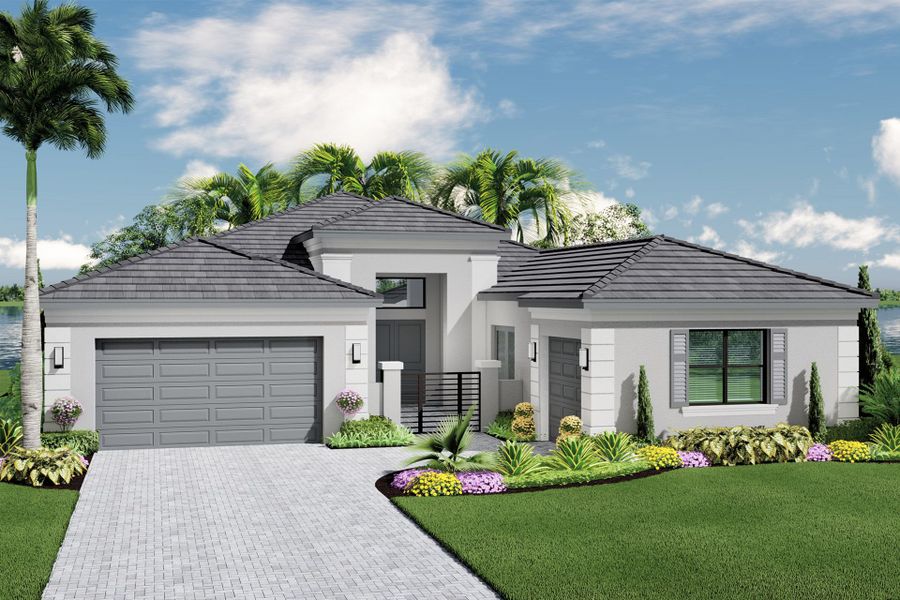 New construction Single-Family house Carlyle, 12320 Southwest Calm Pointe Court, Port St. Lucie, FL 34987 - photo