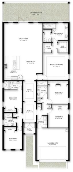 New construction Single-Family house Diana, 145th Avenue , Miami, FL 33175 - photo