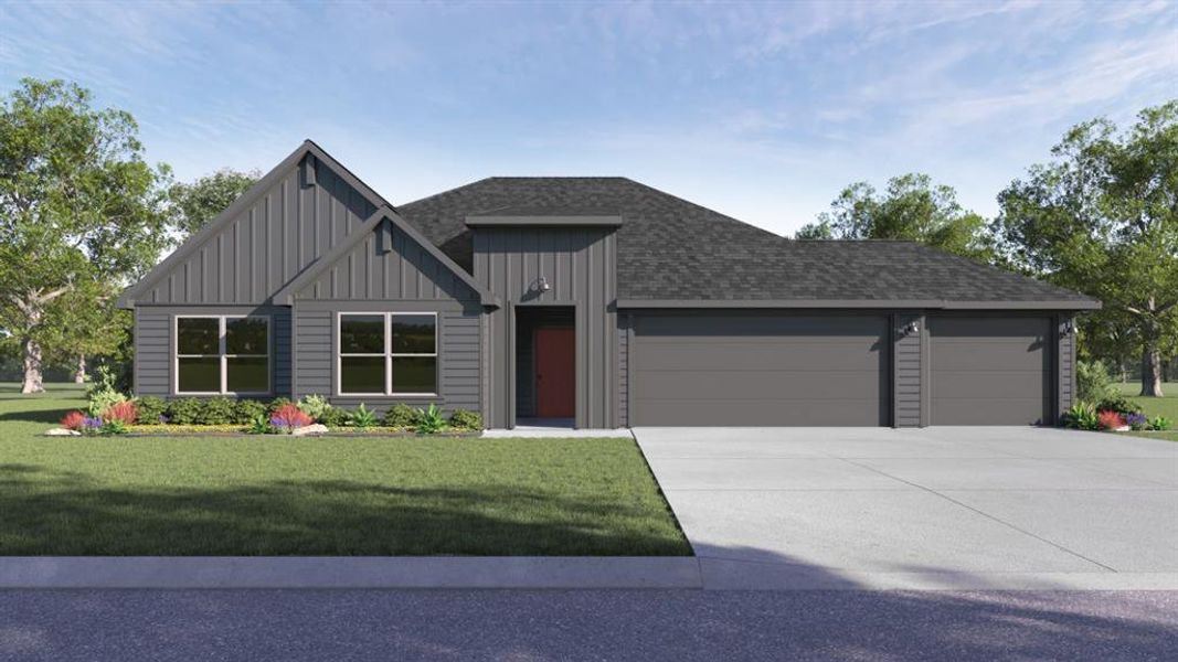 New construction Single-Family house 124 Barron Estate Cv, Lockhart, TX 78644 The Holden- photo