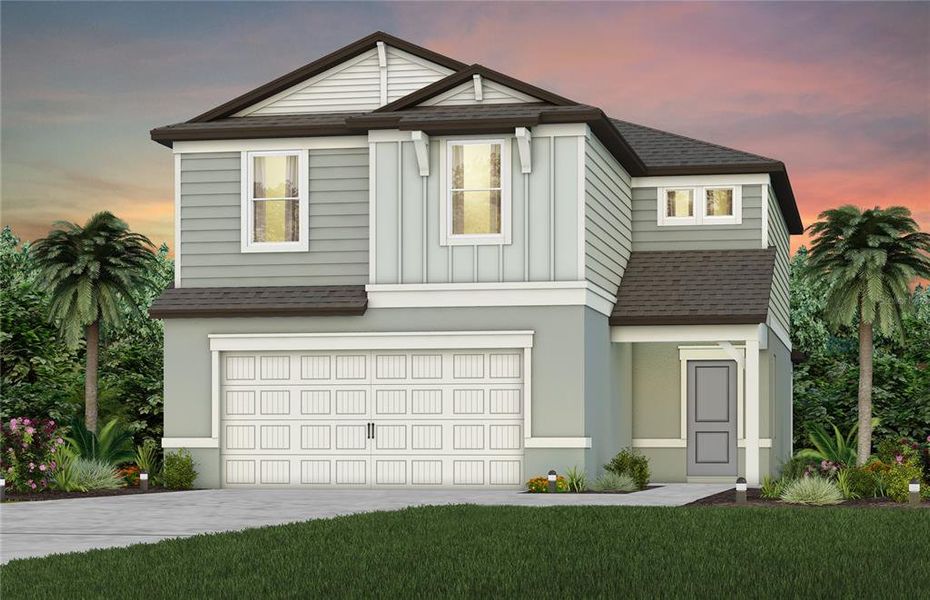 New construction Single-Family house 20945 Drake Elm Drive, Land O' Lakes, FL 34638 Talon- photo