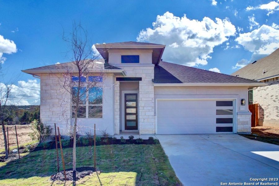 New construction Single-Family house 1571 Seekat Drive, New Braunfels, TX 78132 Premier Series - Willow- photo