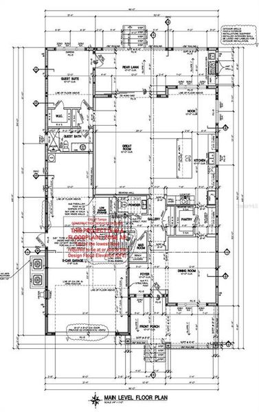 Main Level Floor Plan