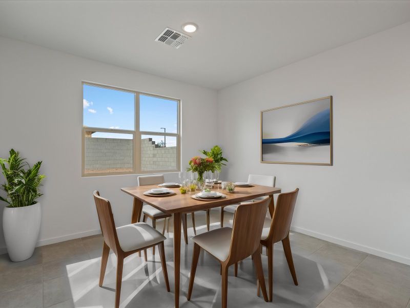 Onyx Virtually Staged Dining Room