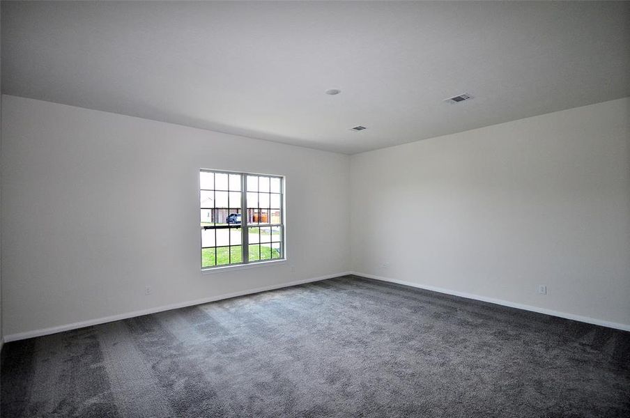 Master Bedroom under 10ft ceilings.