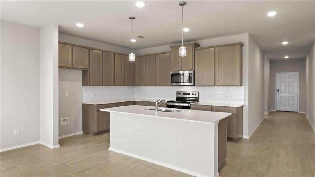 Entryway Leading to Kitchen