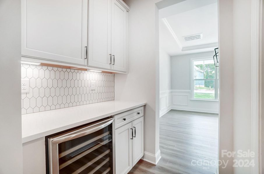 Butler's Pantry with Wine refrigerator