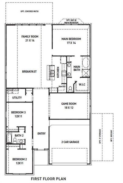 Lisbon floor plan, fourth bedroom and bathroom has been selected ilo of the gameroom.