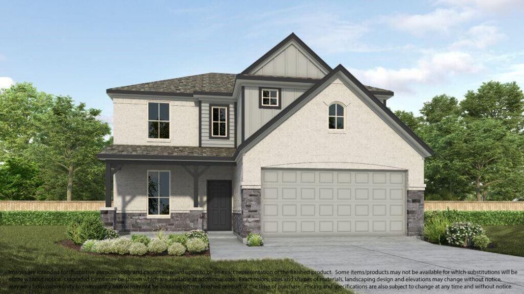 New construction Single-Family house 14806 Olive Sparrow Lane, Houston, TX 77049 Plan 264- photo