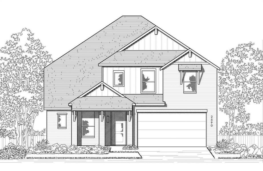 New construction Single-Family house 2129 Nerello Way, McLendon-Chisholm, TX 75032 Botero Plan- photo