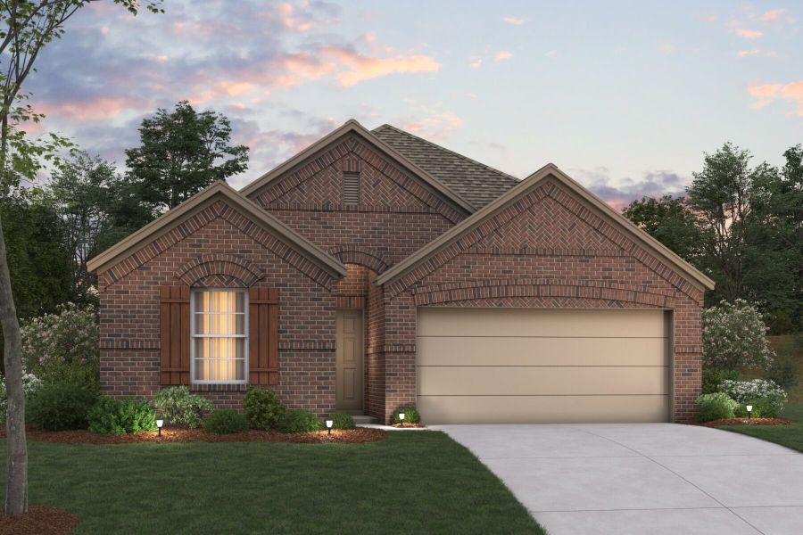 New construction Single-Family house 1140 Greenlee Drive, Crowley, TX 76036 Dawson - Smart Series- photo