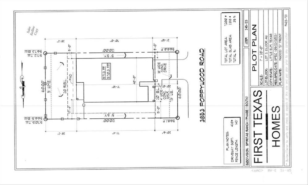 Plot Plan