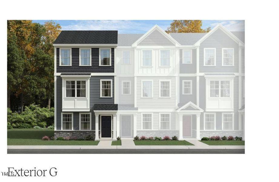 New construction Townhouse house 136 Aster Bloom Lane, Unit 486, Raleigh, NC 27610 - photo