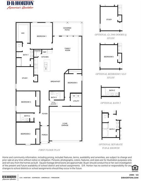 The Burnet Floor Plan by D.R. Horton!