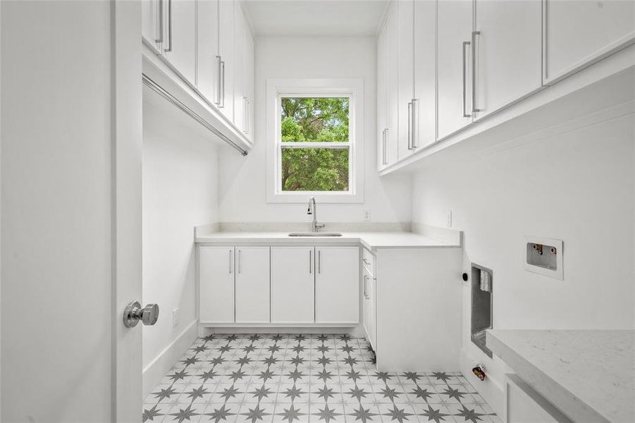 Another favorite feature is the true walk-in utility room on the 2nd level. So much storage!