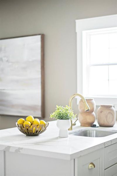 3mm quartz countertops match all of your counters in the main house as well.