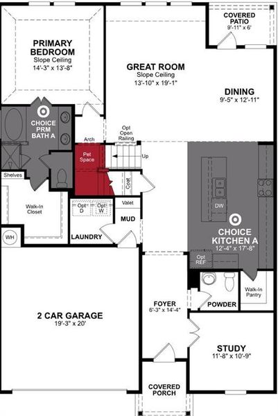 Beazer Homes Stark Farms Cascade plan