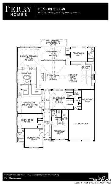 New construction Single-Family house 113 Beech Creek, Boerne, TX 78006 Design 3566W- photo