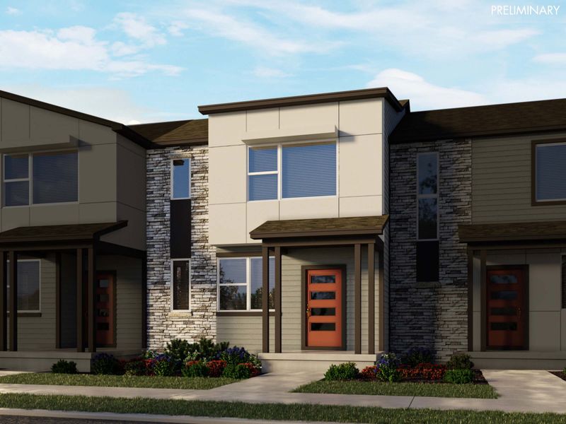 New construction Townhouse house 21203 E. 63Rd Drive, Aurora, CO 80019 The Orchard- photo