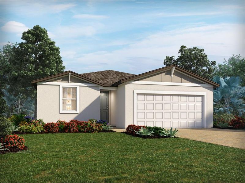 New construction Single-Family house 2951 Sunstar Drive, Saint Cloud, FL 34772 Daphne- photo