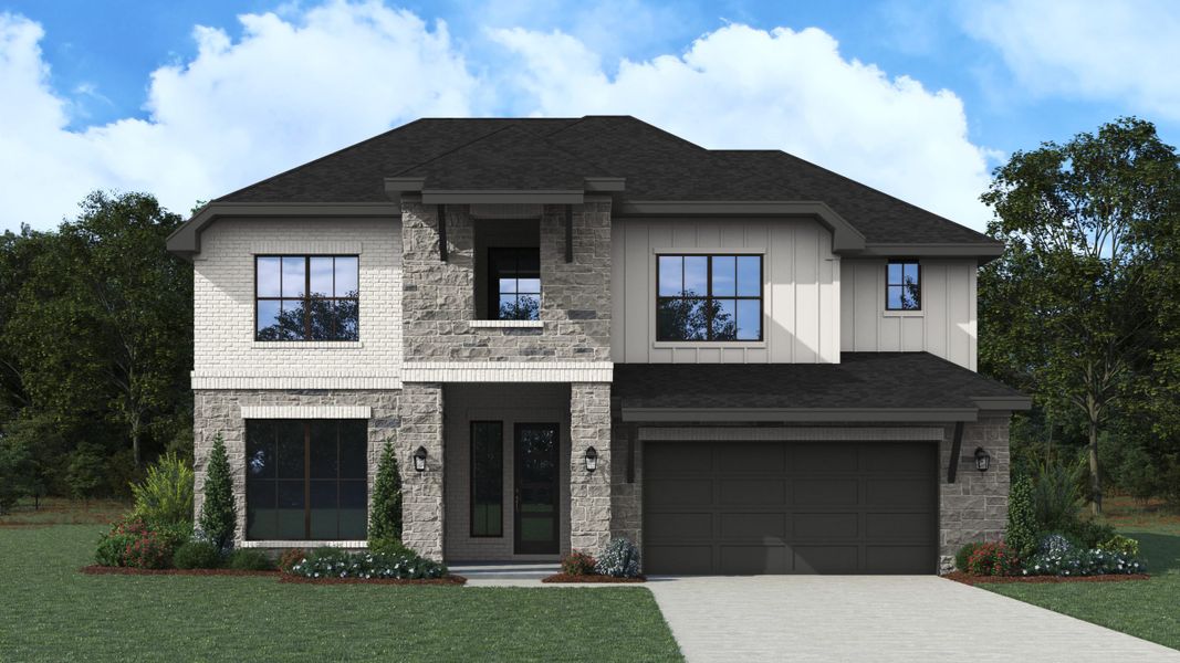 New construction Single-Family house Castell, 16507 Verbena Glen Drive, Hockley, TX 77447 - photo