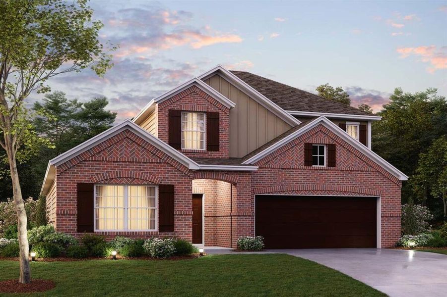 New construction Single-Family house 9001 Flying Eagle Lane, Fort Worth, TX 76131 Barbosa- photo