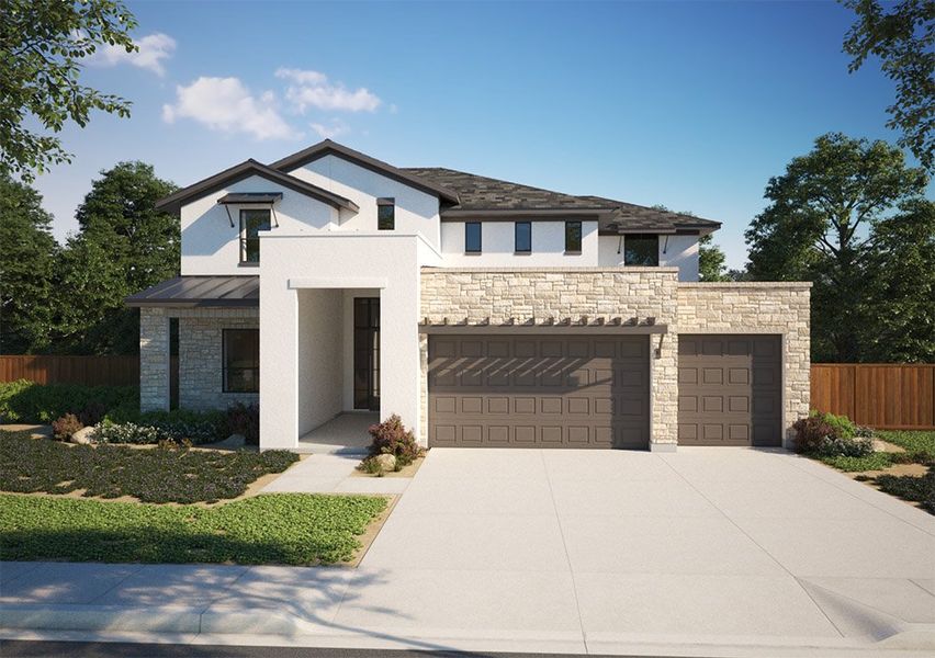 New construction Single-Family house Aspen, 6000 Adhara Pass, Austin, TX 78730 - photo