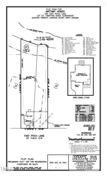 27 HPR - Plot Plan (8-27-24)