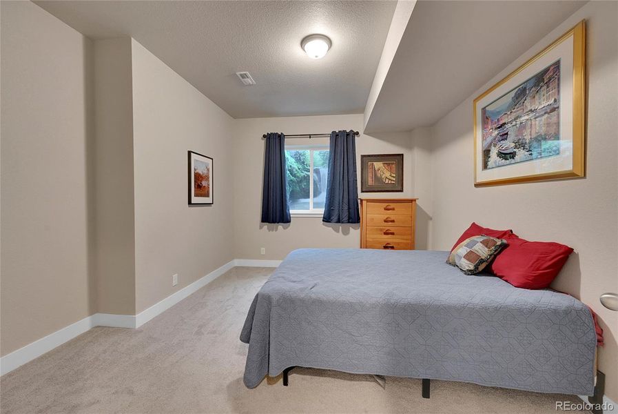 Basement bedroom