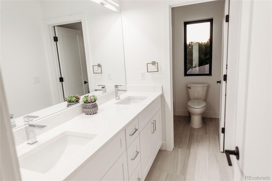 Upper level bathroom