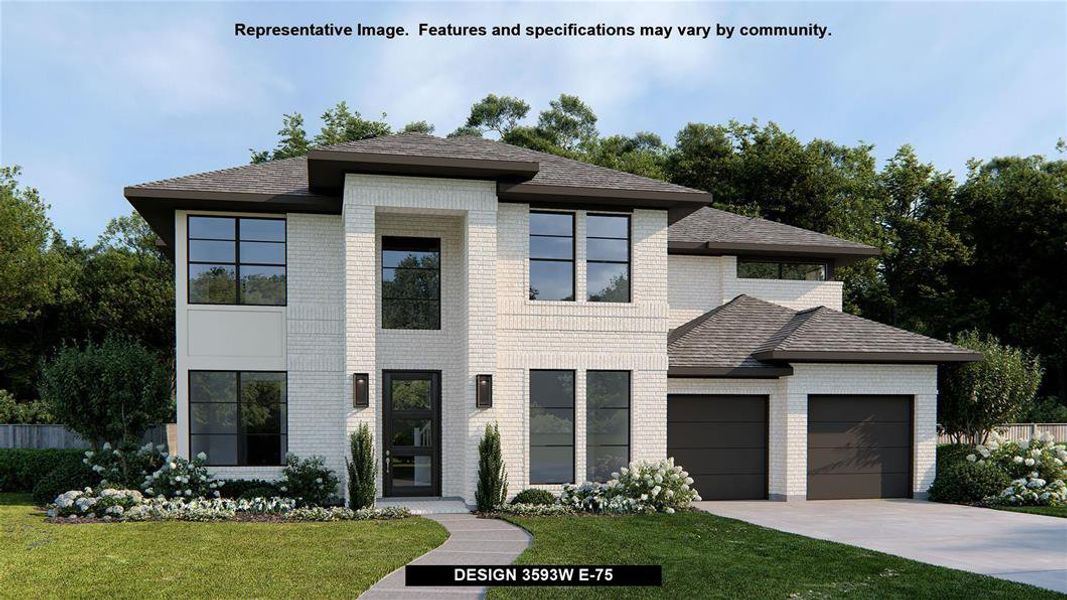 New construction Single-Family house Design 3593W, 2424 Liberty Court, Celina, TX 75009 - photo
